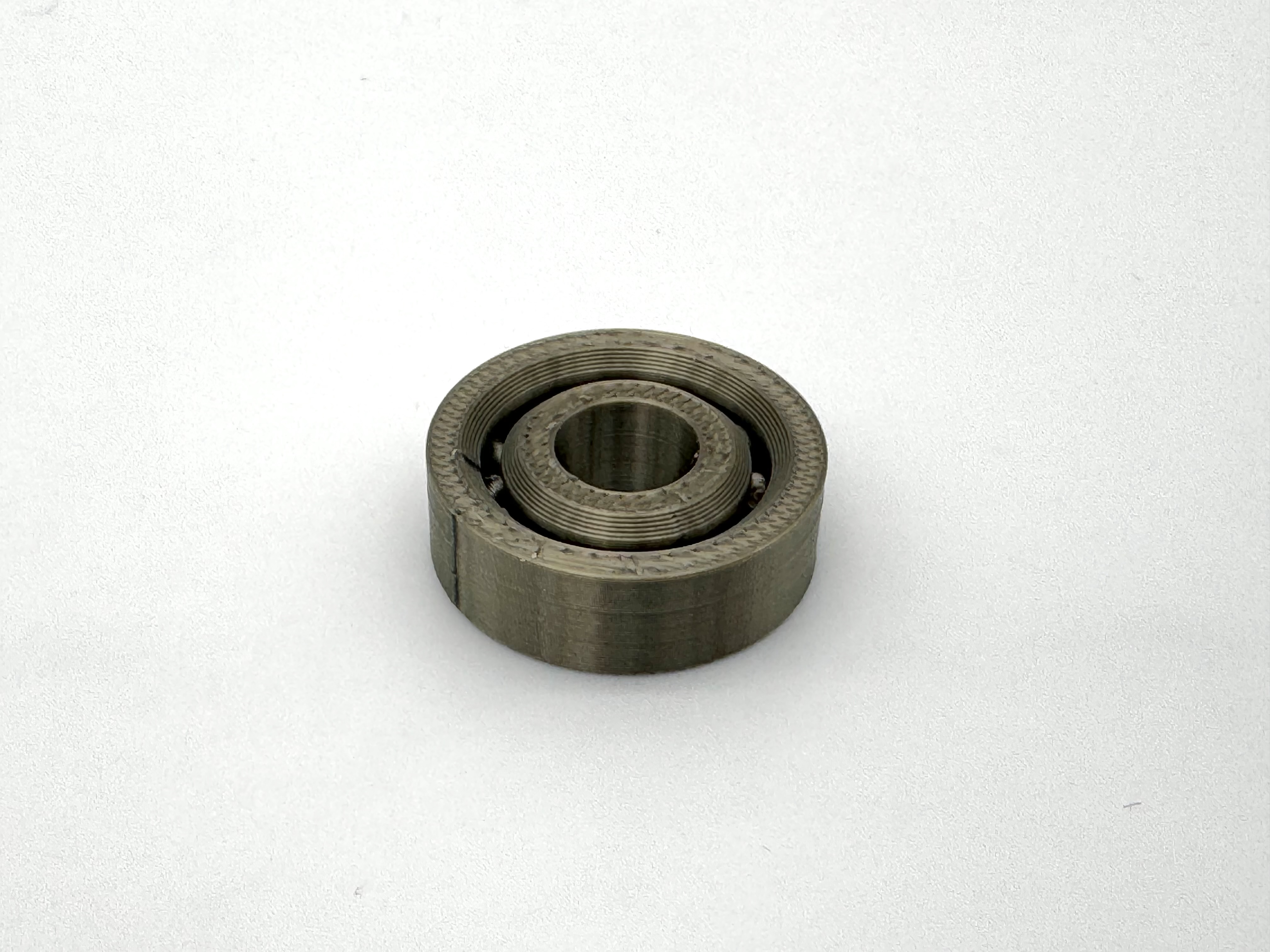 608 ball bearing (spins smoothly just off the print bed)