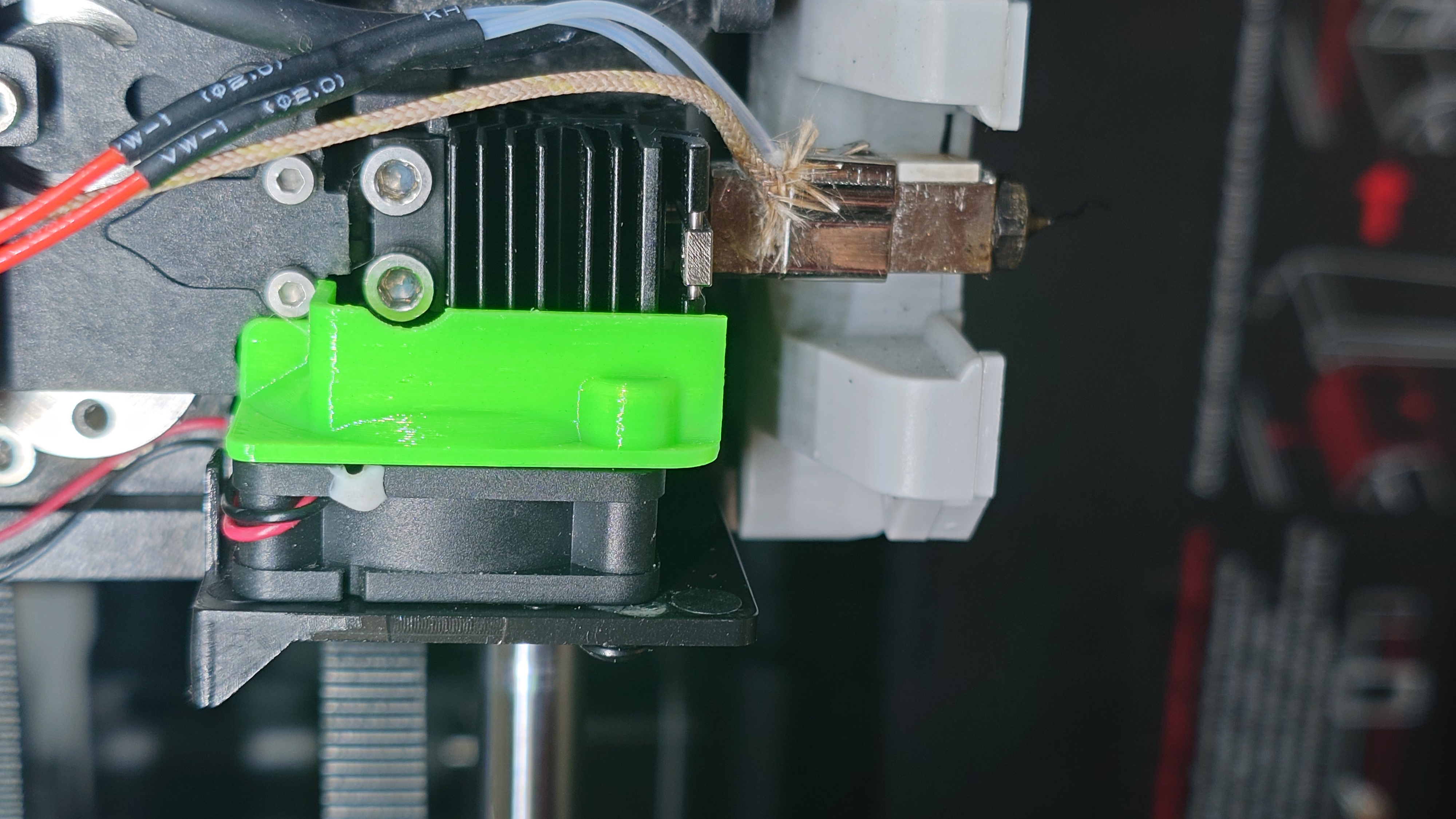 Qidi Plus 4 Phaetus Conch hot end air duct