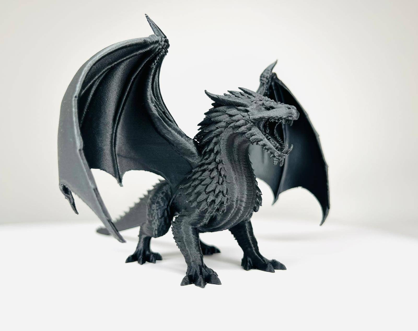Winter dragon decor