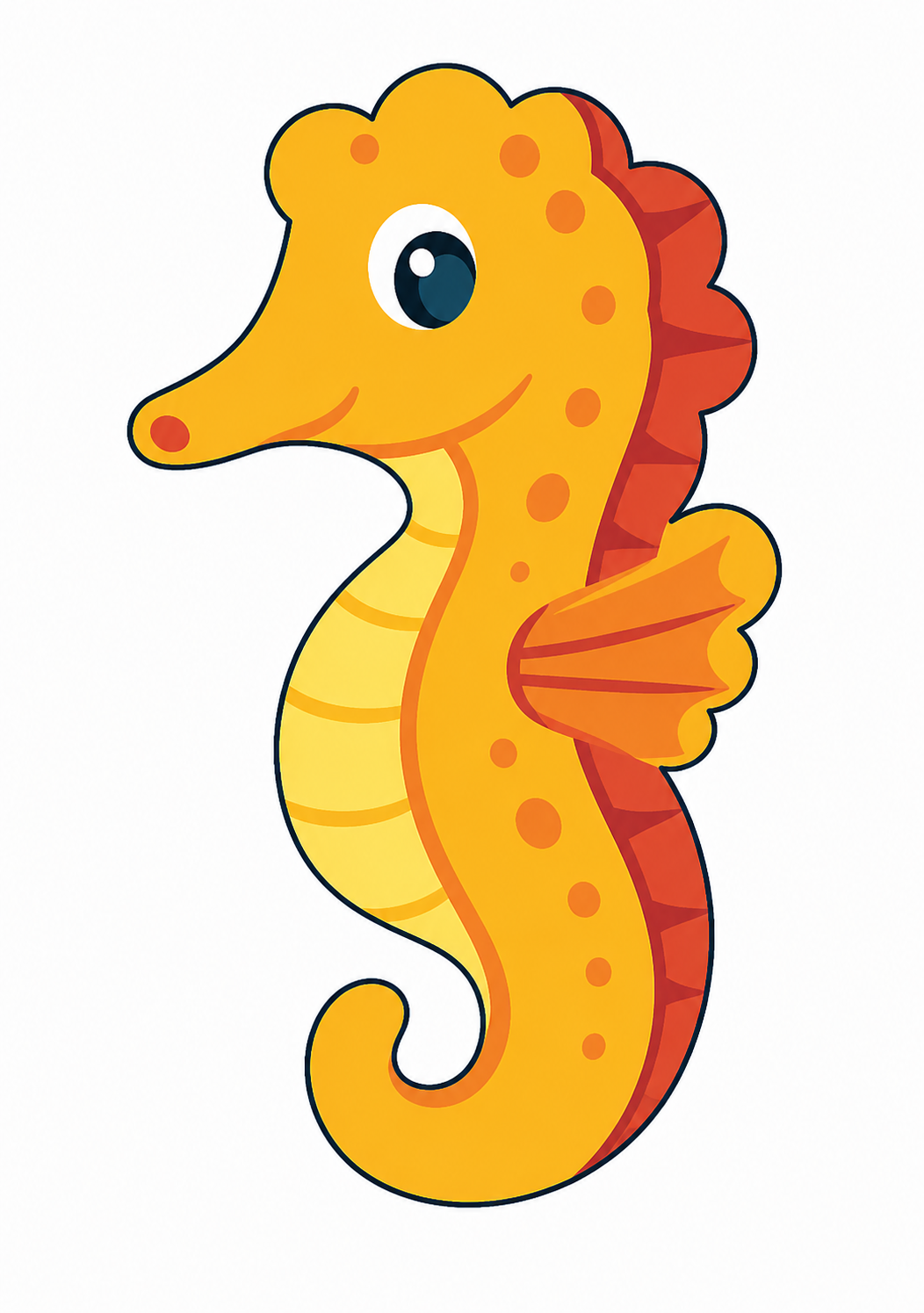 Seahorse Cookie Cutter – 9 cm