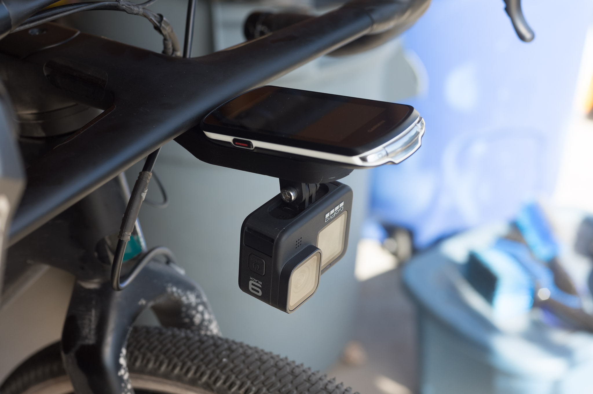 Canyon Grail Hover Cockpit Compter and GoPro mount.