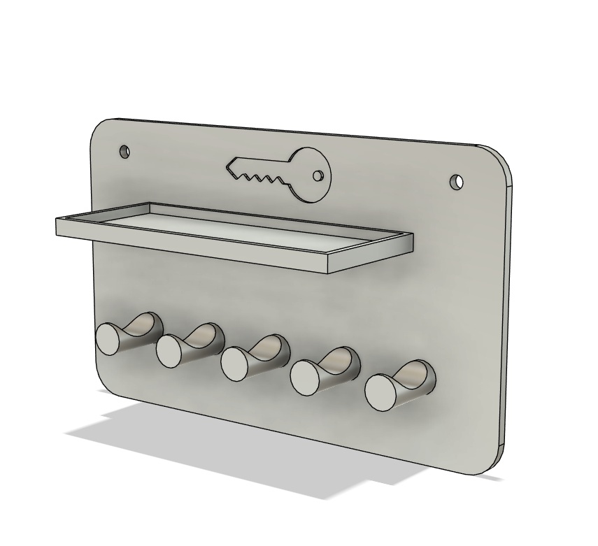 Wall mount keyholder