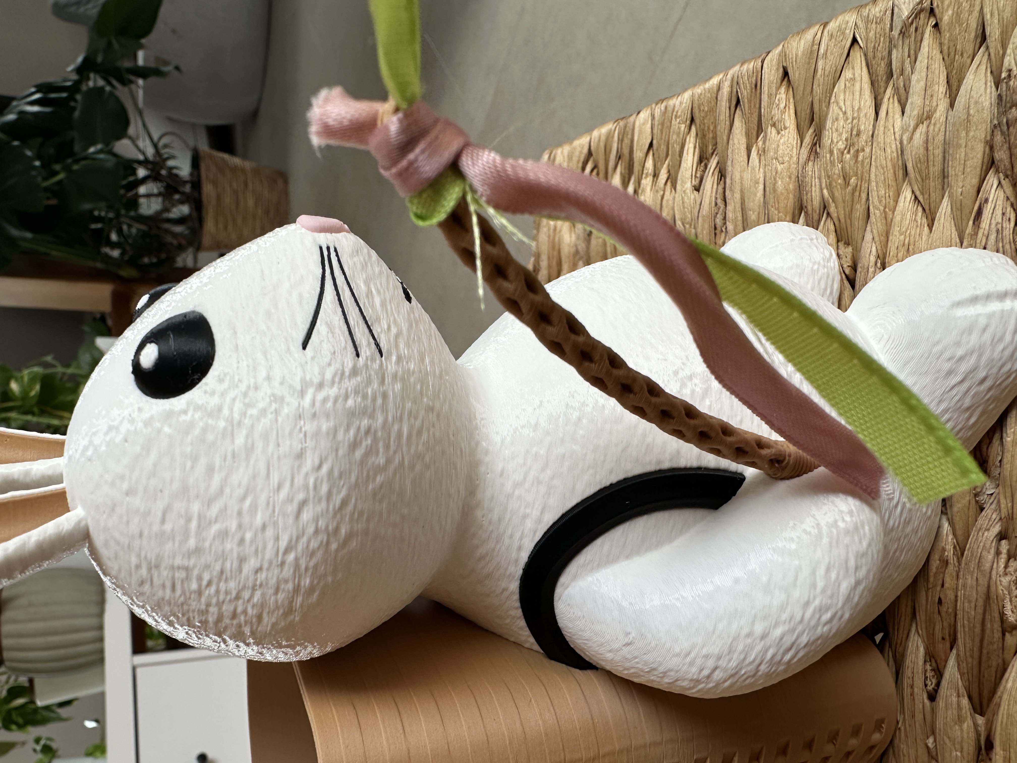 Easter Bunny - Basket Backpack for chocolatte Eggs or Growing Easter Wheat — miniatura 4