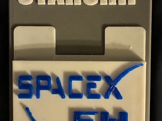 SpaceX iPhone 16e Case with 2 Card Holder