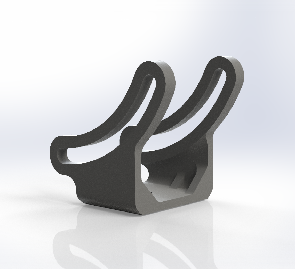 Miniatura 3 do modelo 3D LED Light Cube Stand Bracket