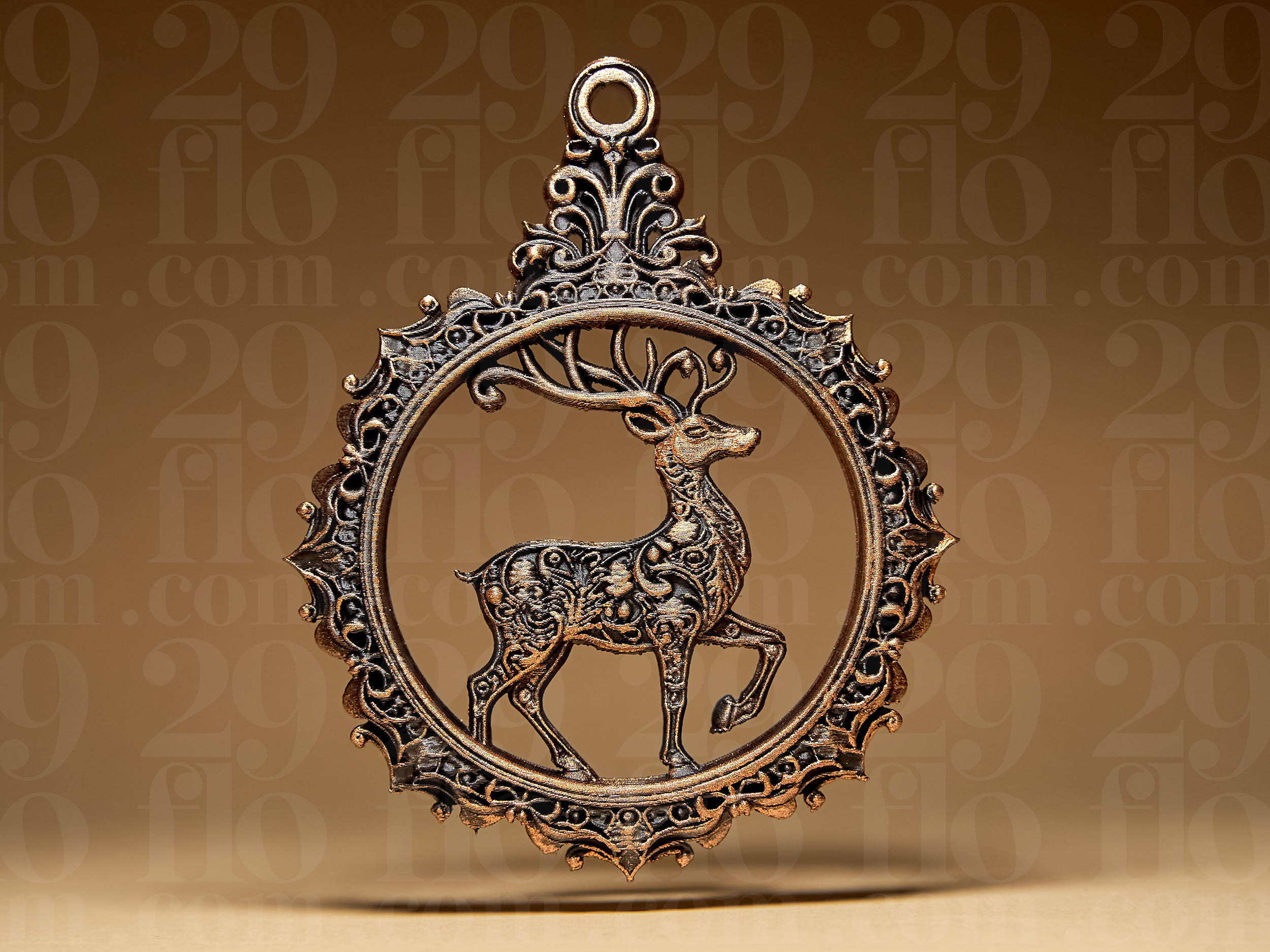 Reindeer Christmas Ornament