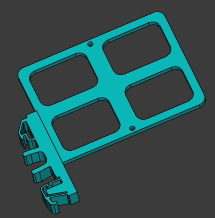 DIN rail mount for Starlink Gen 2 PoE injector