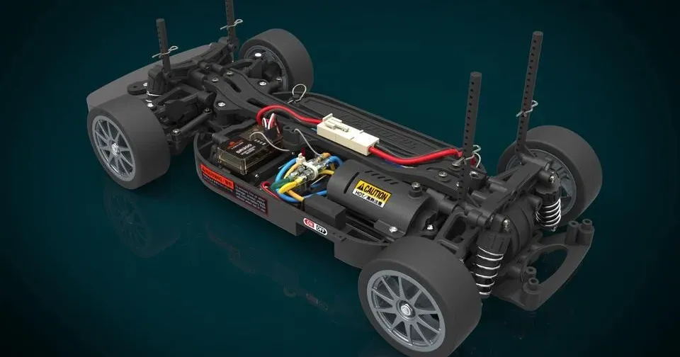 Tamiya Chassis TT-01 Type E (All plastic parts) by FiftyFive