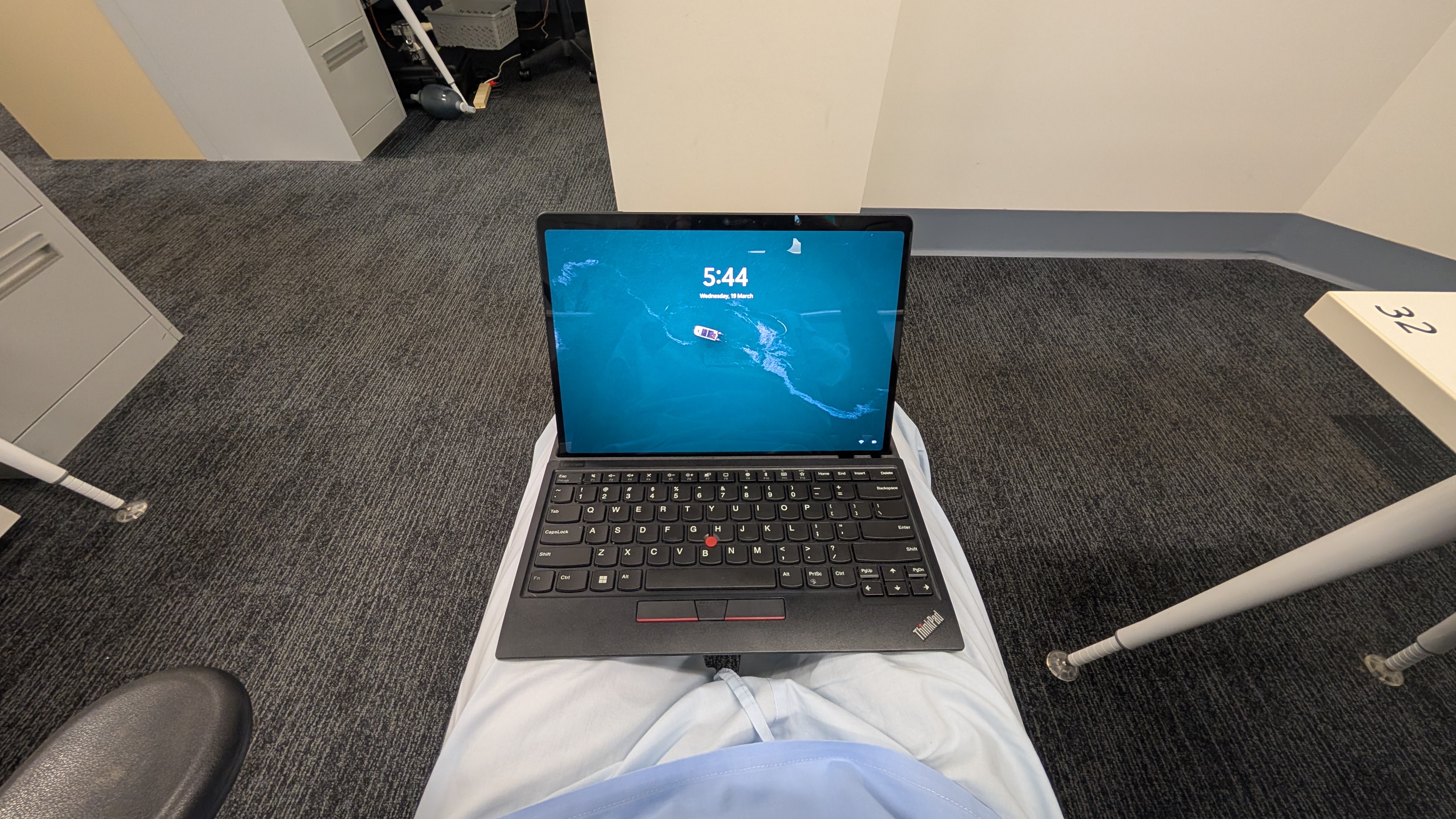 Surface Pro Keyboard Dock for the Thinkpad Trackpoint II Bluetooth Keyboard