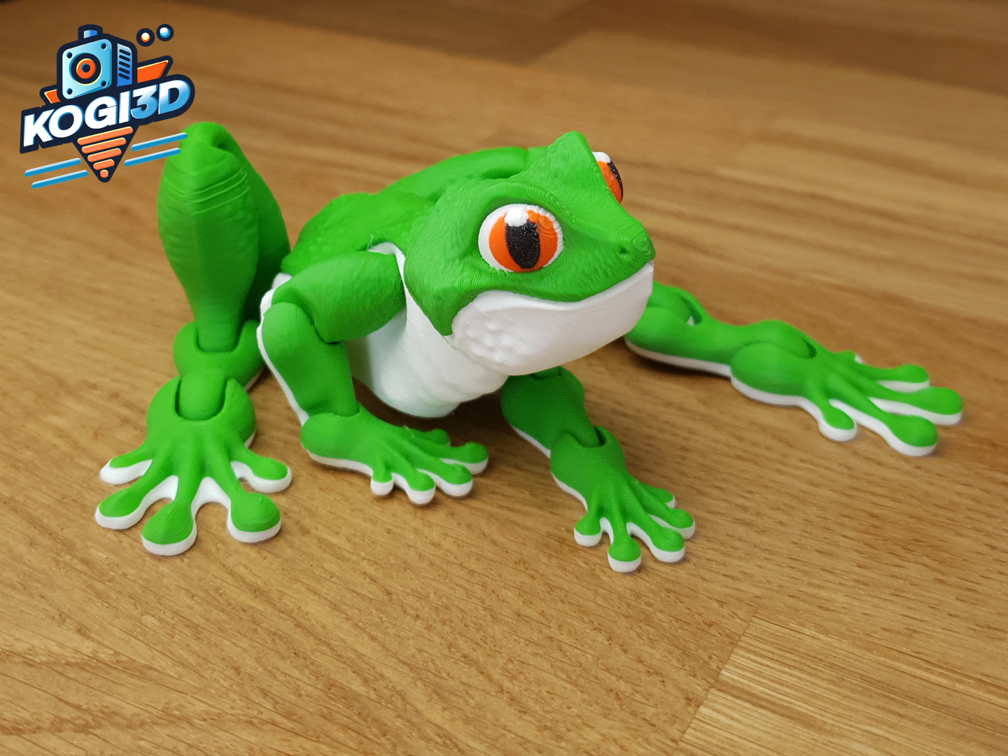Miniatura 5 do modelo 3D Articulated Tree Frog