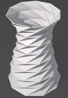 Modern spiral Vase