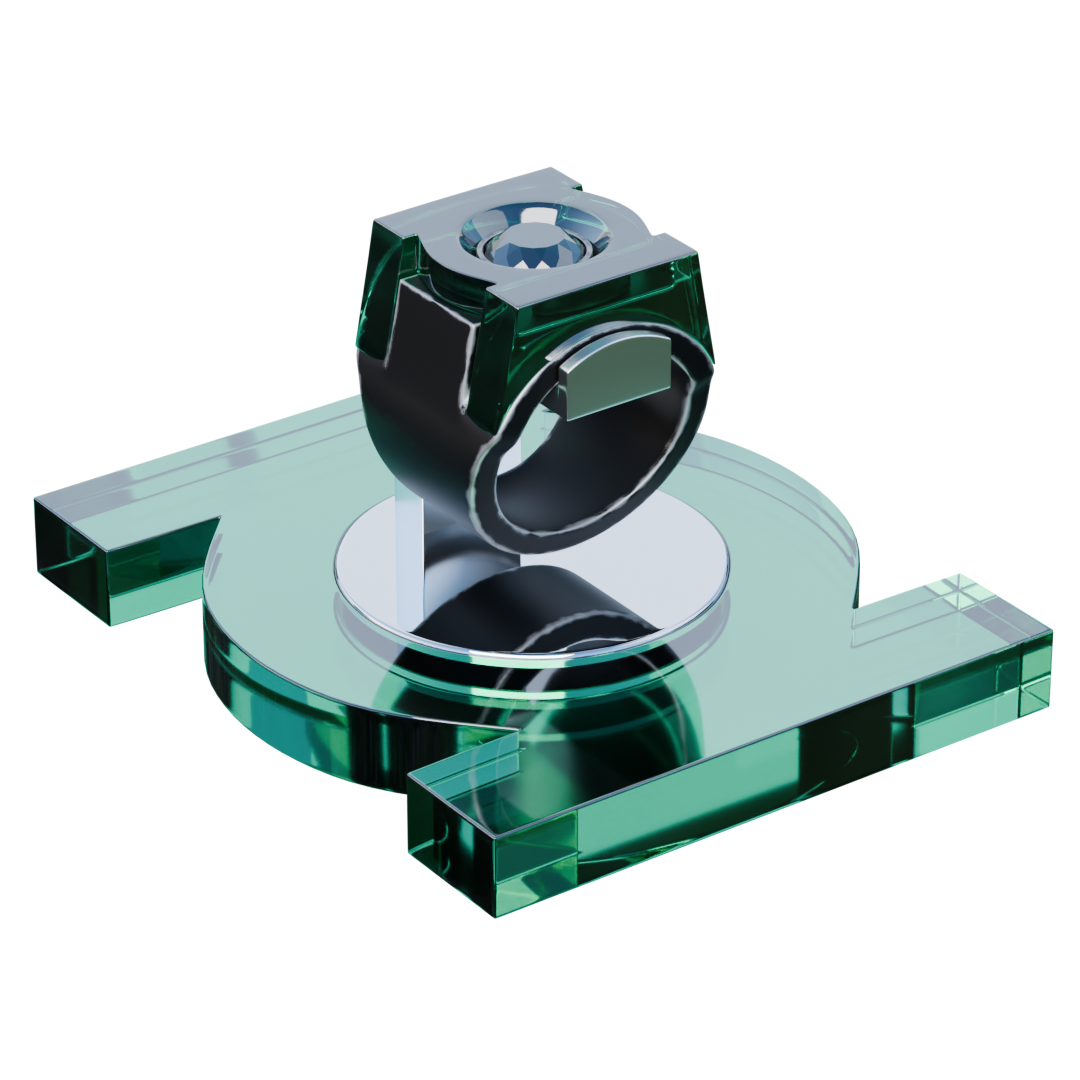 Miniatura 3 do modelo 3D green lantern ring