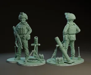 Little Green Army Women : Mortar Platoon Commander : The Vidma of Bahkmut.