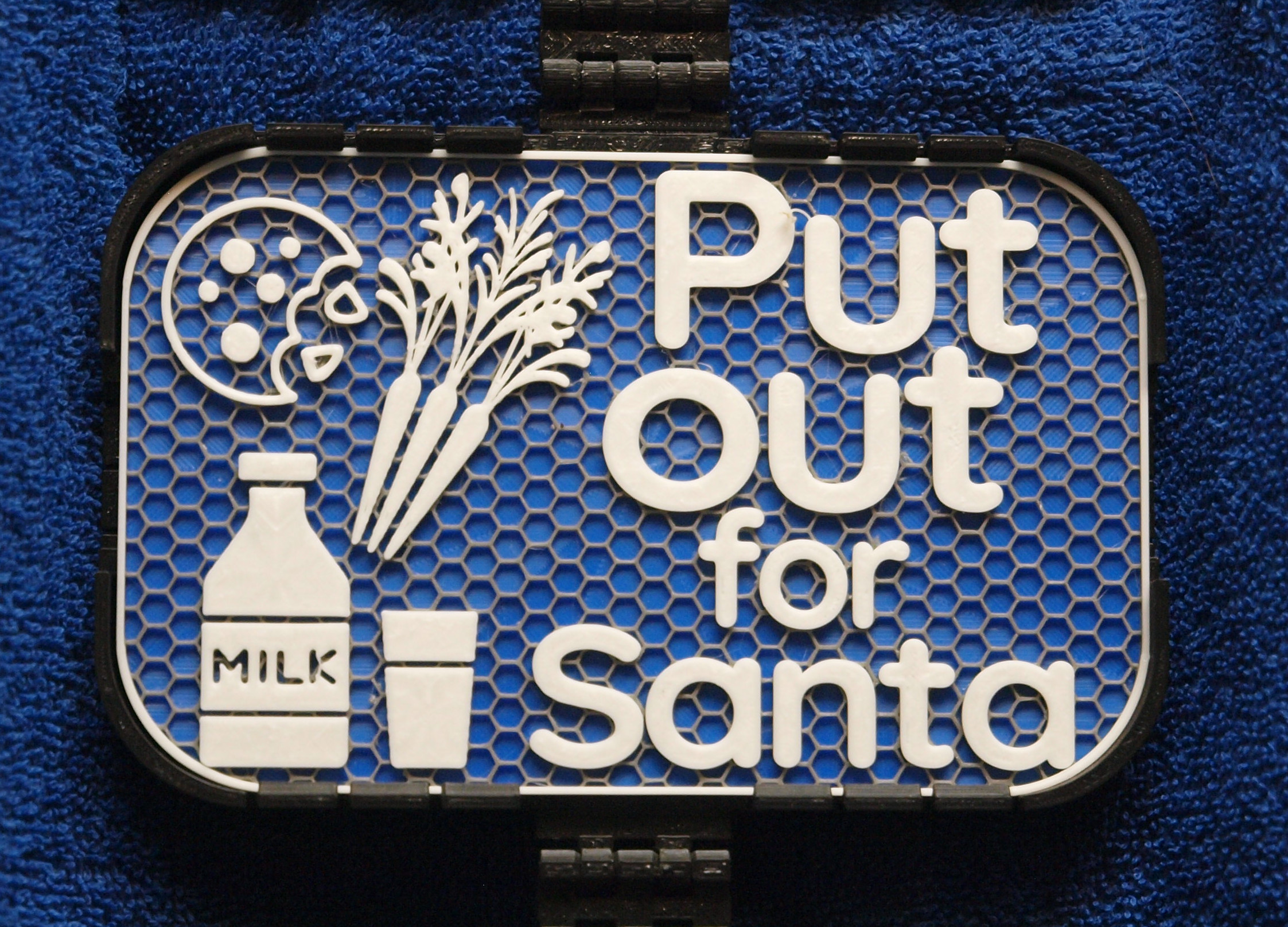 Put Out for Santa sign