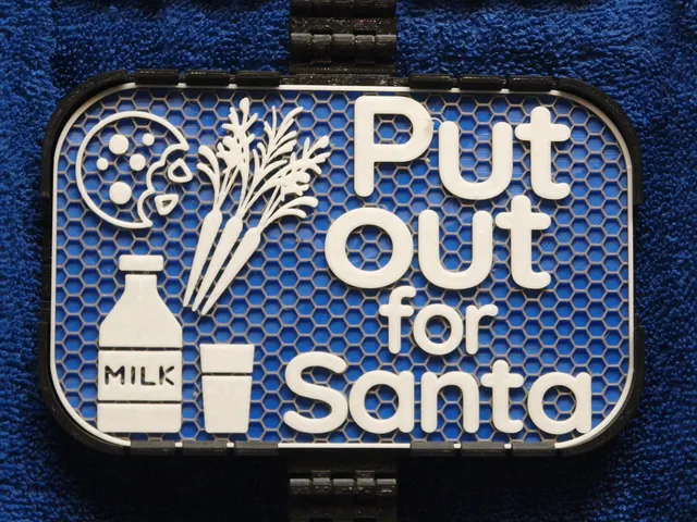 Put Out for Santa sign