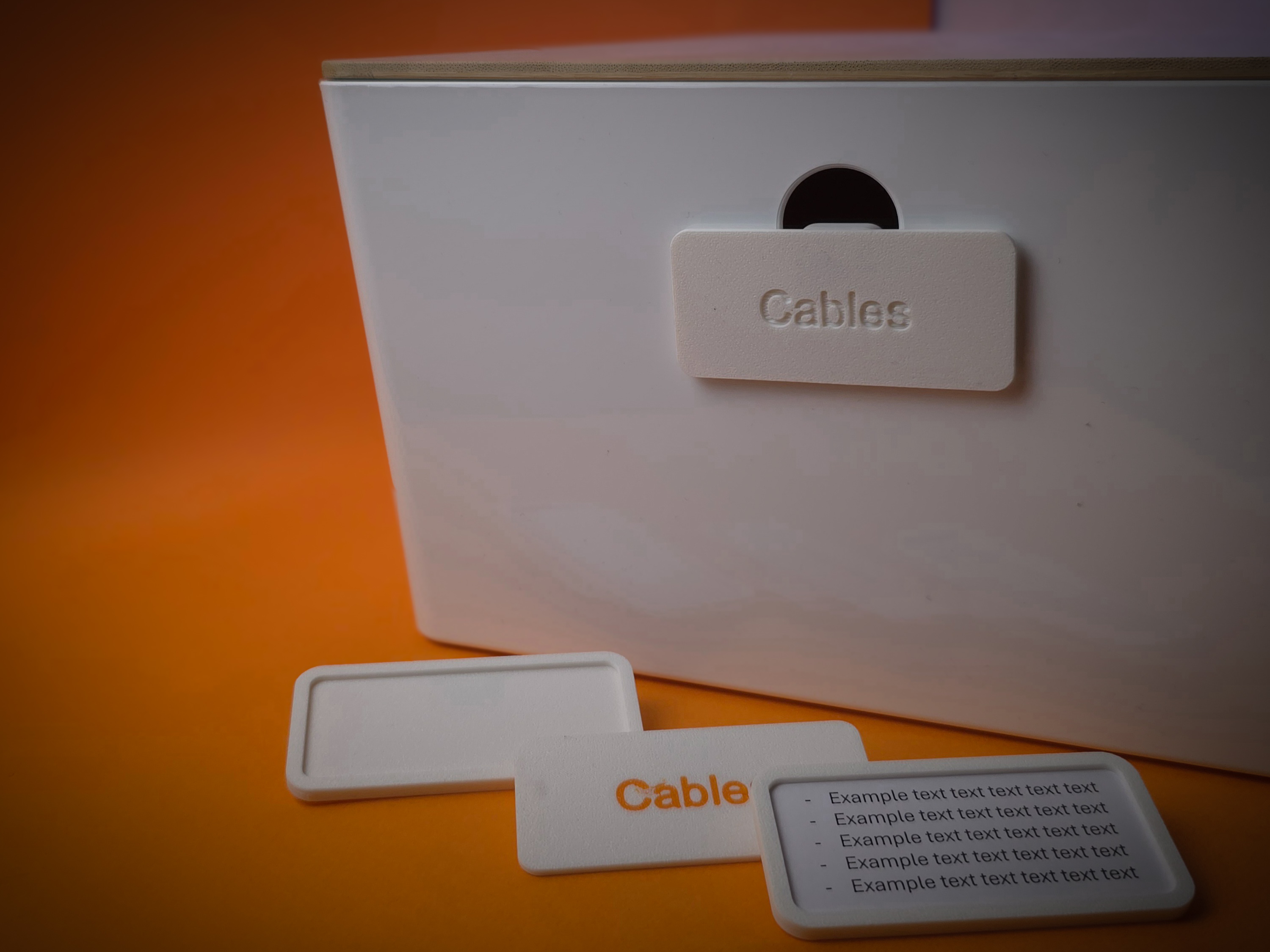 Label Clip for IKEA KUGGIS Box