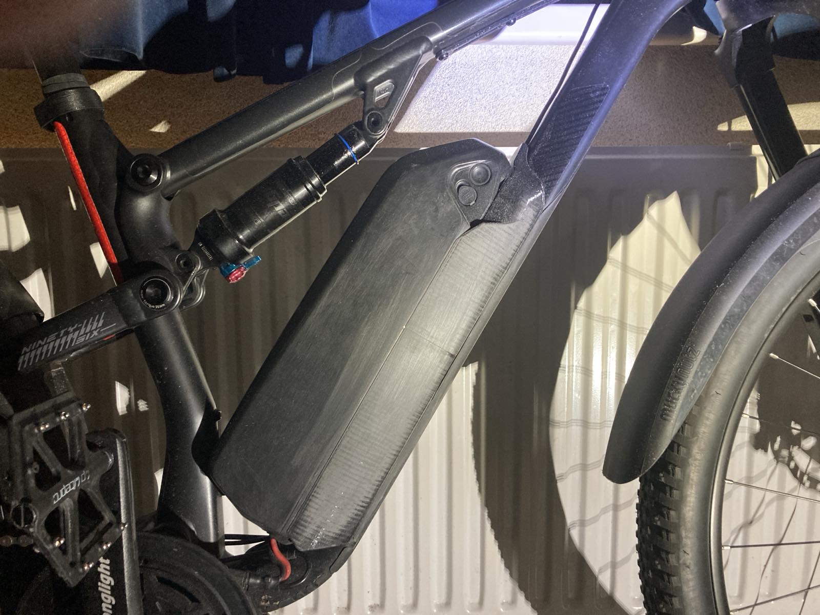 Ebike Battery Downtube spacer V2