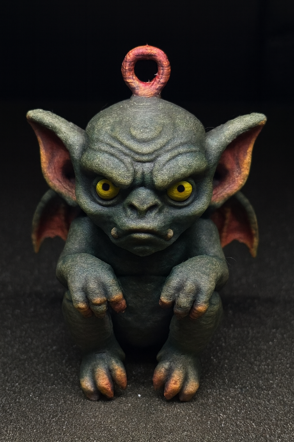 Grumpy Gargoyle Ornament – Cute Gothic Creature (3D Printable STL)