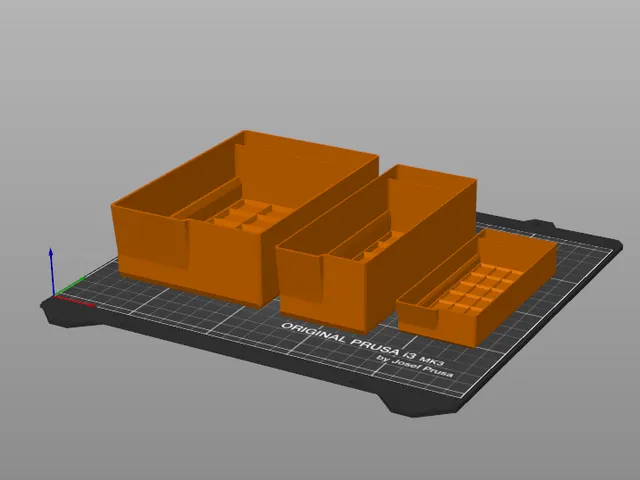 Supportless Triple Side Drawer