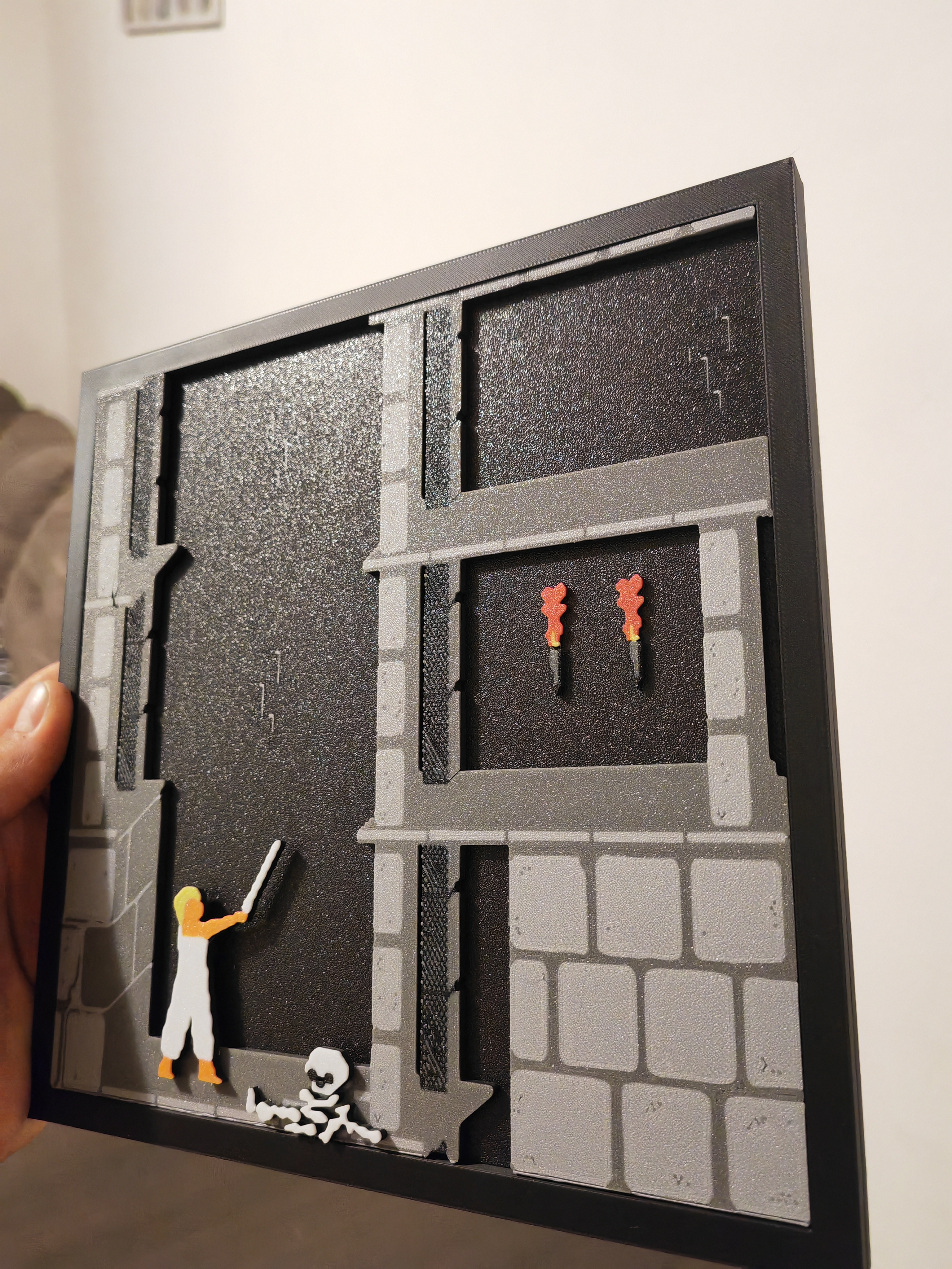 3D Retro Arcade Wallart Diorama Prince of Persia