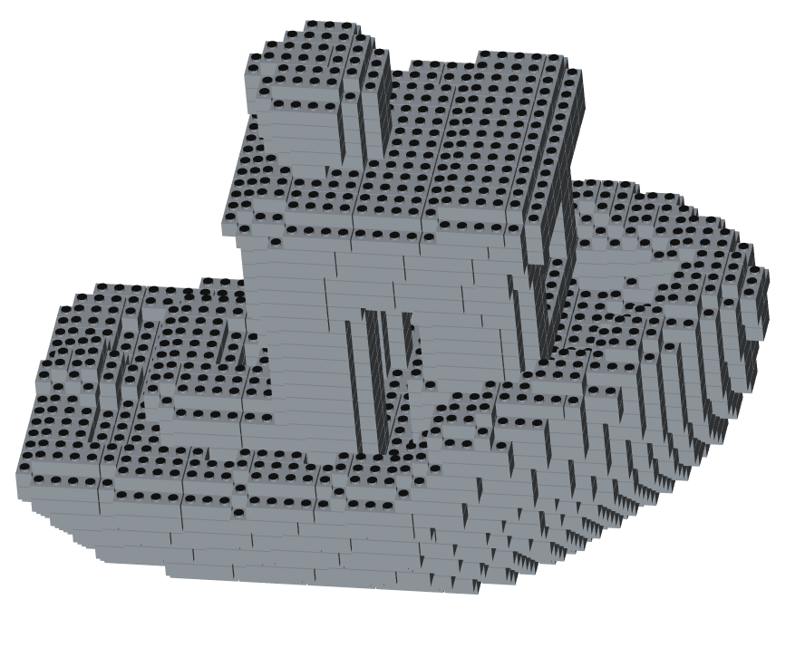 Voxel Brick Generator (Lego Style)