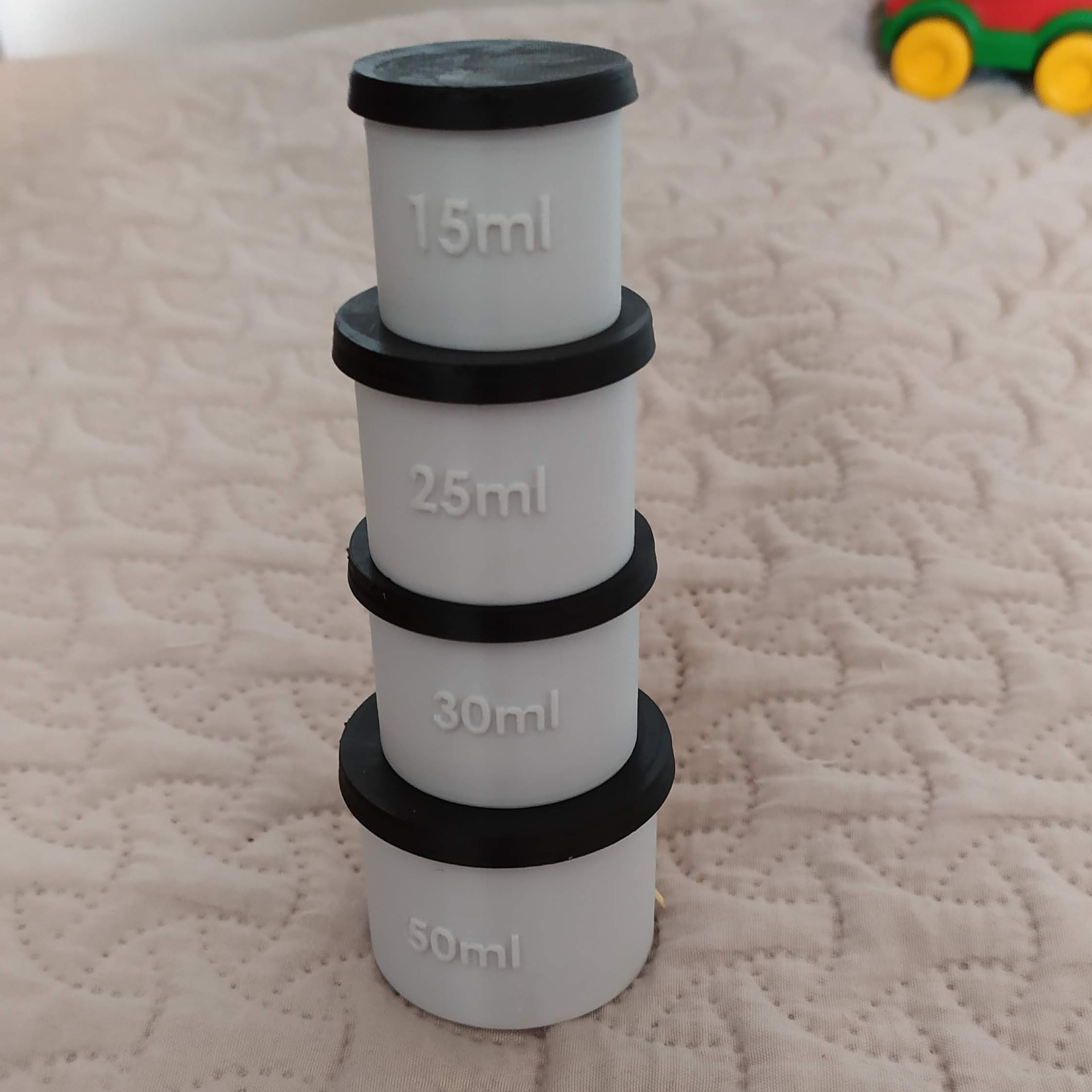 3D Printed Measuring Containers