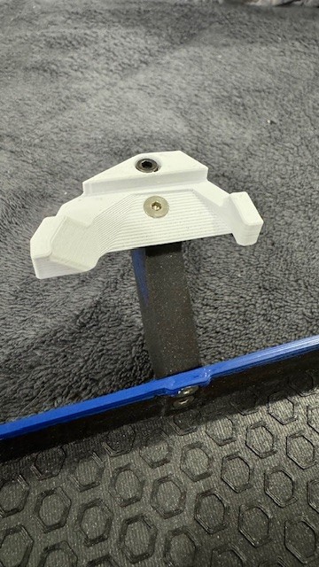 Stealthburner shaker arm for Blobifier (Voron 2.4 Gantry screw clearance)