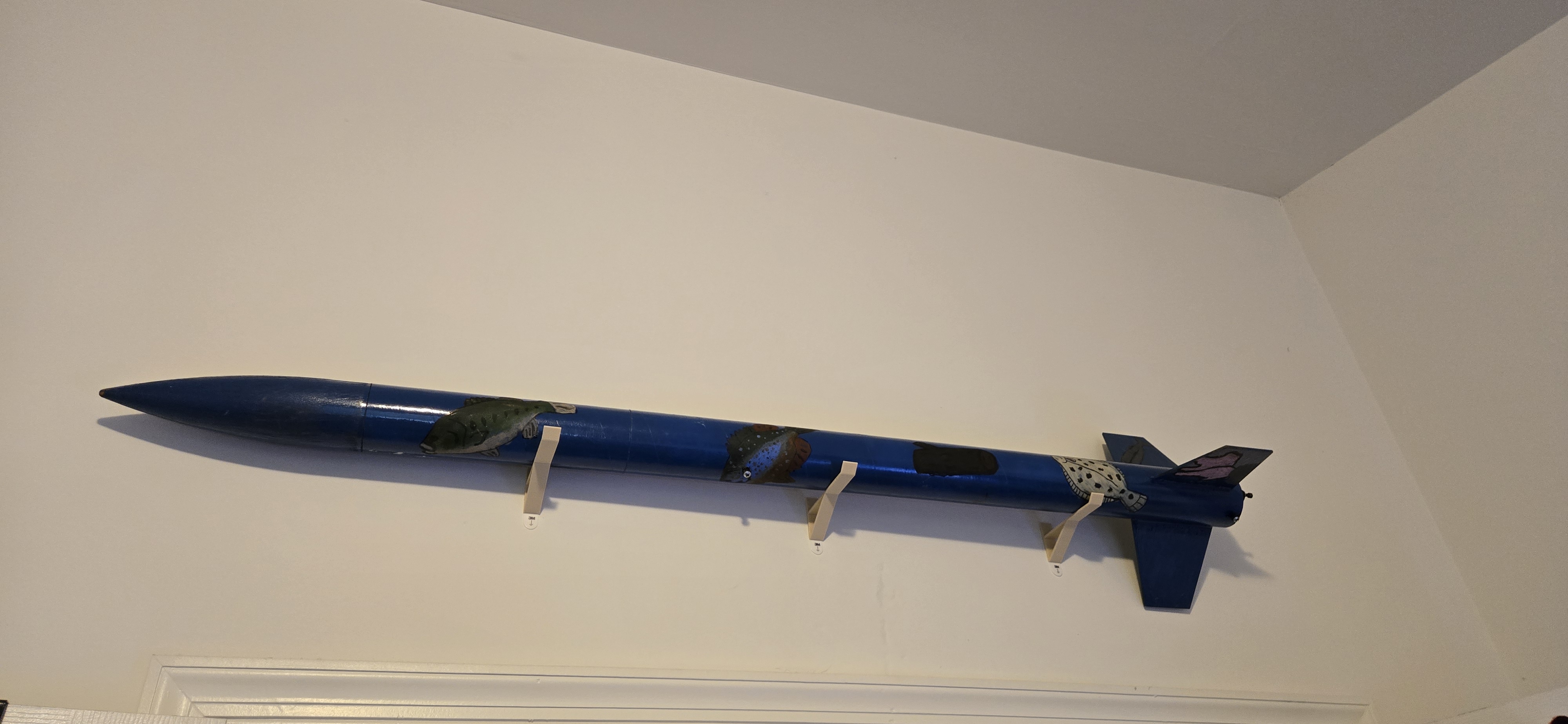 L1 Model Rocket Wall Mount
