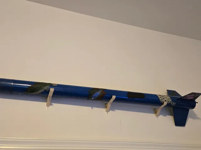 L1 Model Rocket Wall Mount