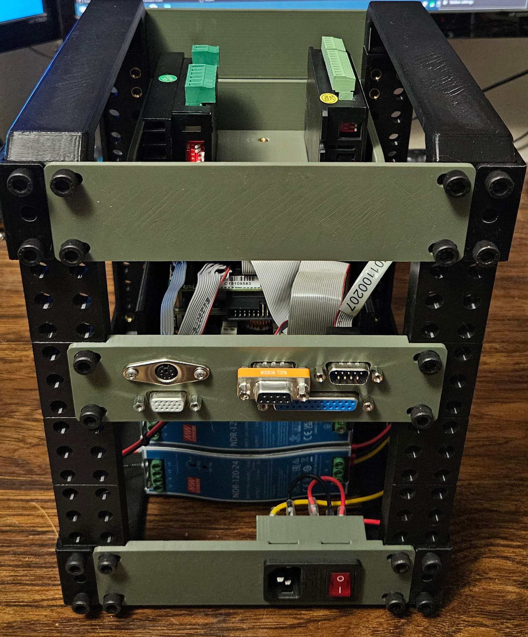 6.5" Industrial Control Rack, PC104, DIN, TB6600