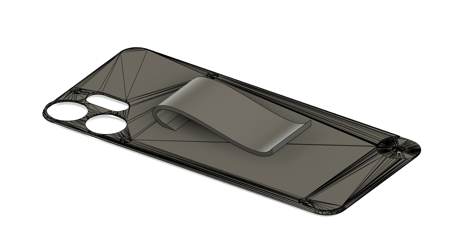 CMF Phone 2 Pro belt/pocket clip 3D model thumbnail