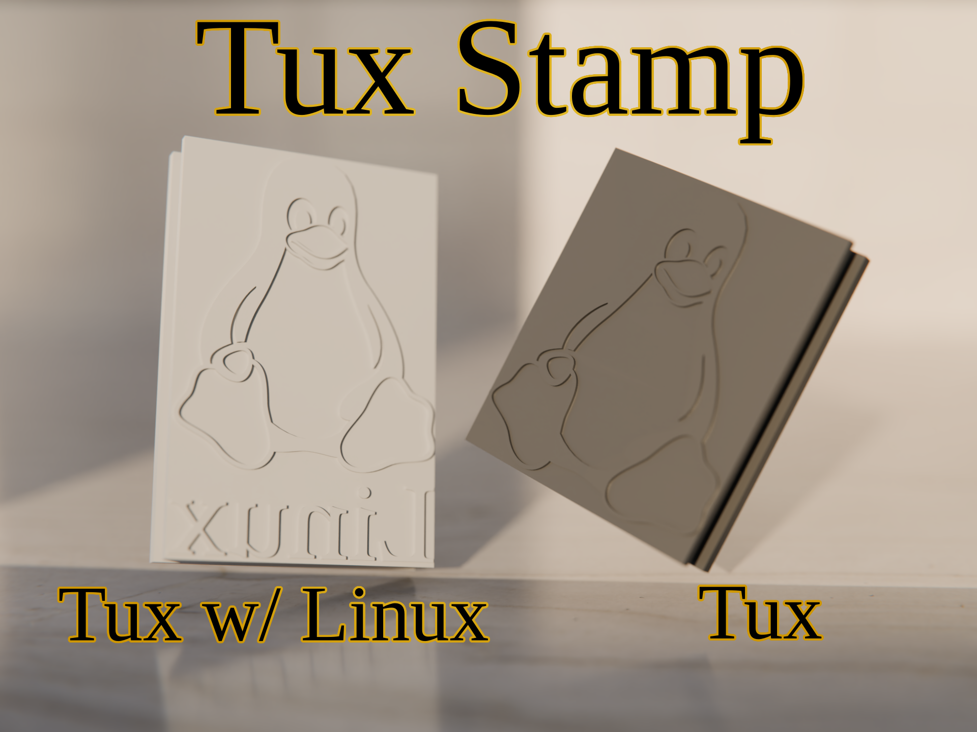 Tux stamp
