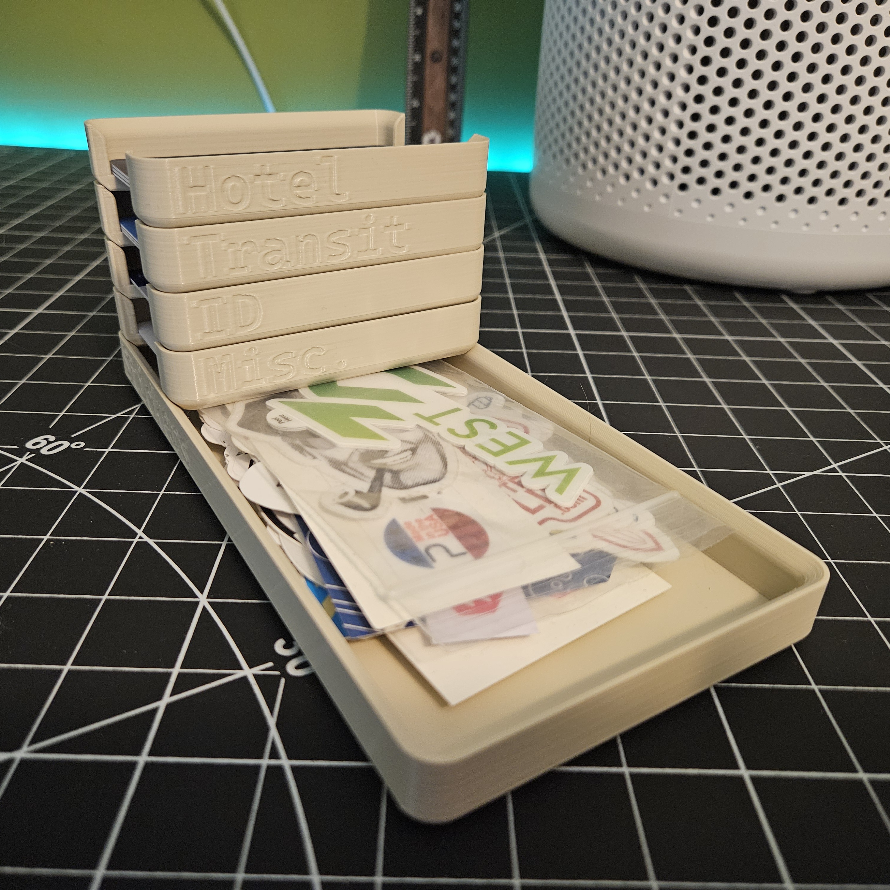 Stackable card bins