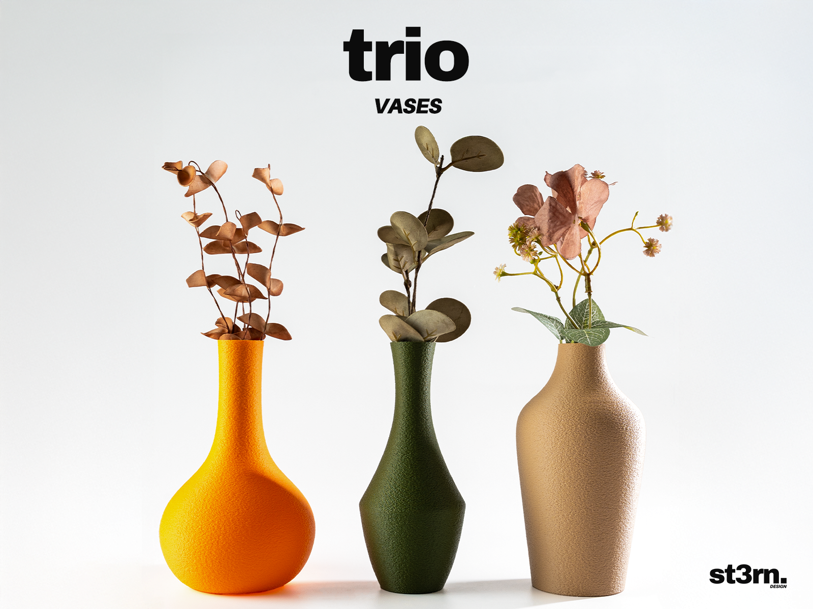 Trio ⬝ Vases 3D model