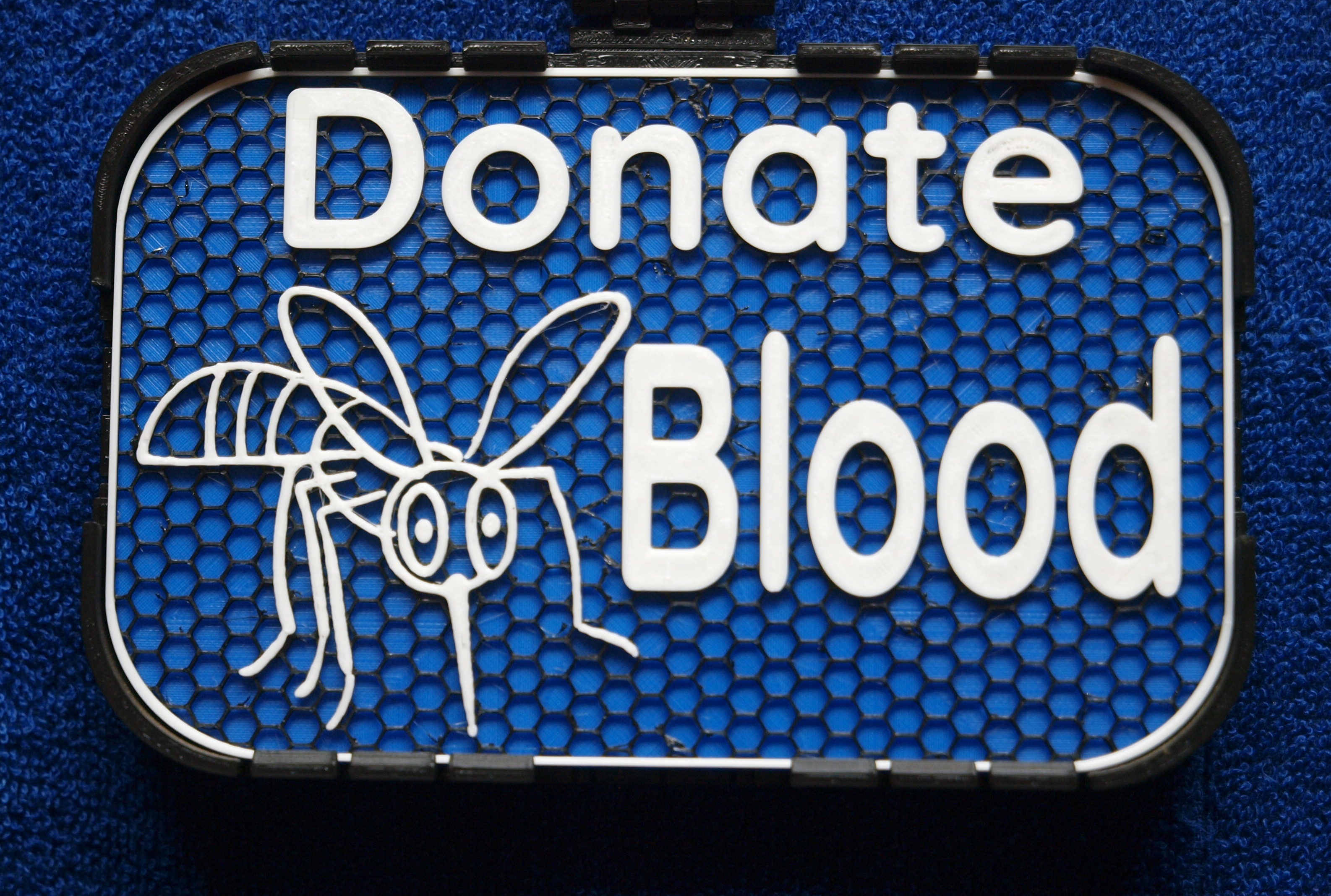 "Donate Blood" signs