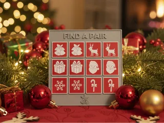 Find a Pair: A Festive Christmas Matching Game!