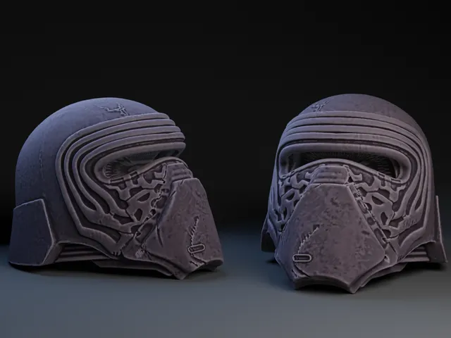 Gritty Kylo Ren Helmet