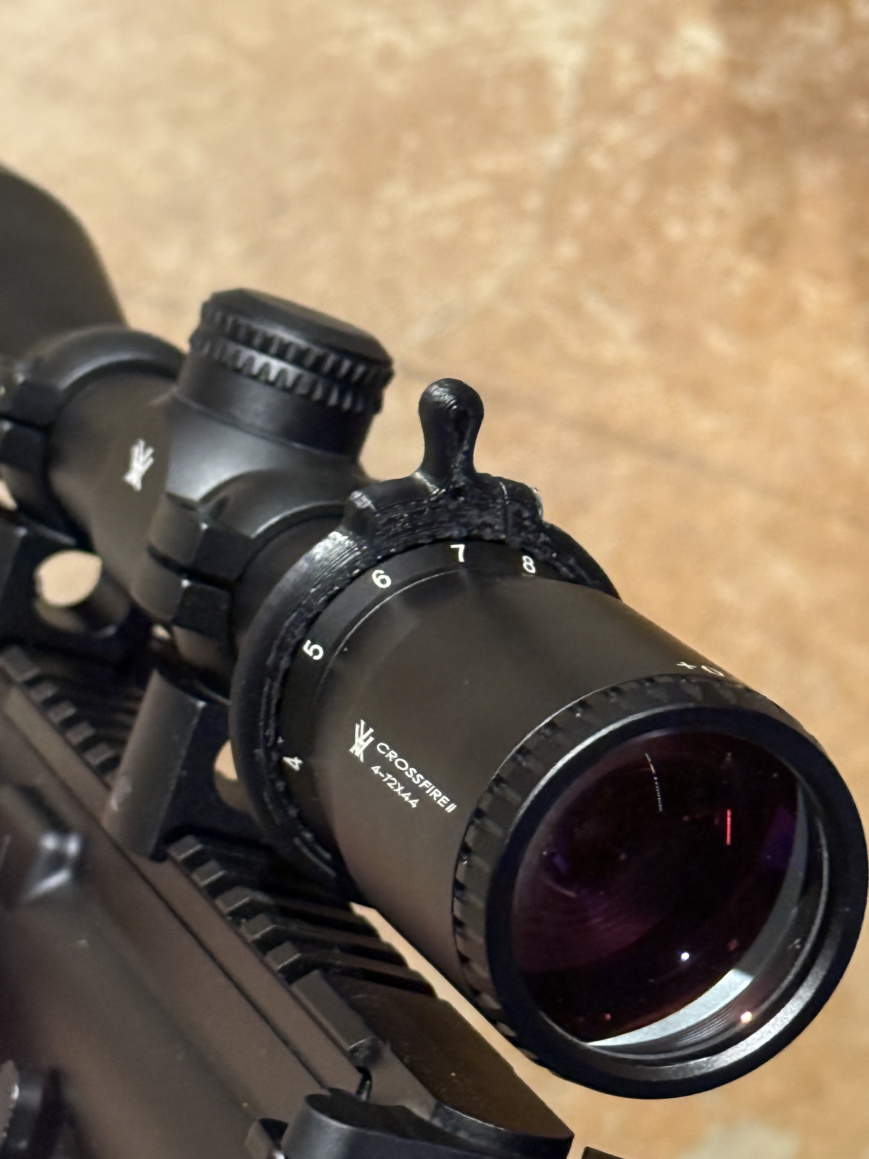 Vortex Crossfire II 4-12X44 Throw Lever