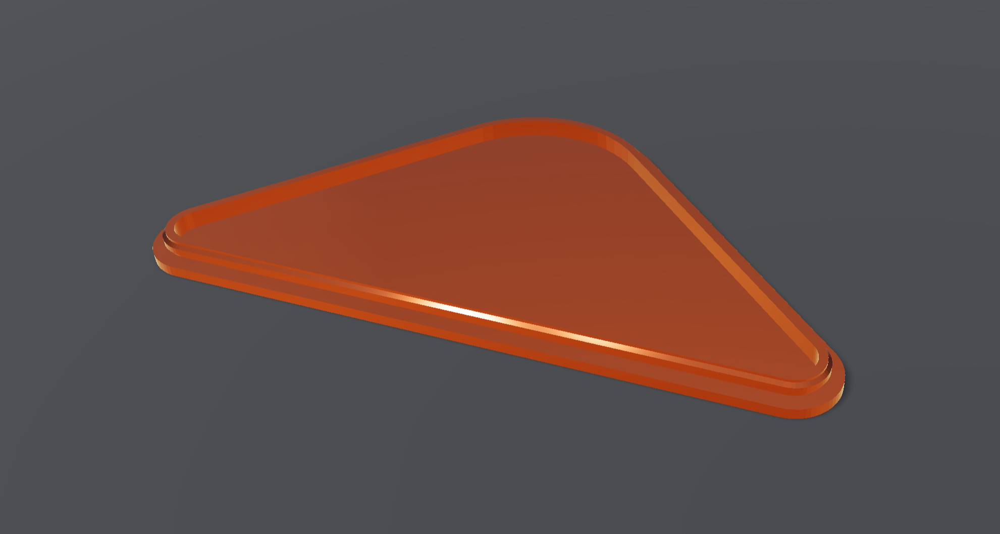 Miniatura 2 do modelo 3D Rounded Triangle Box