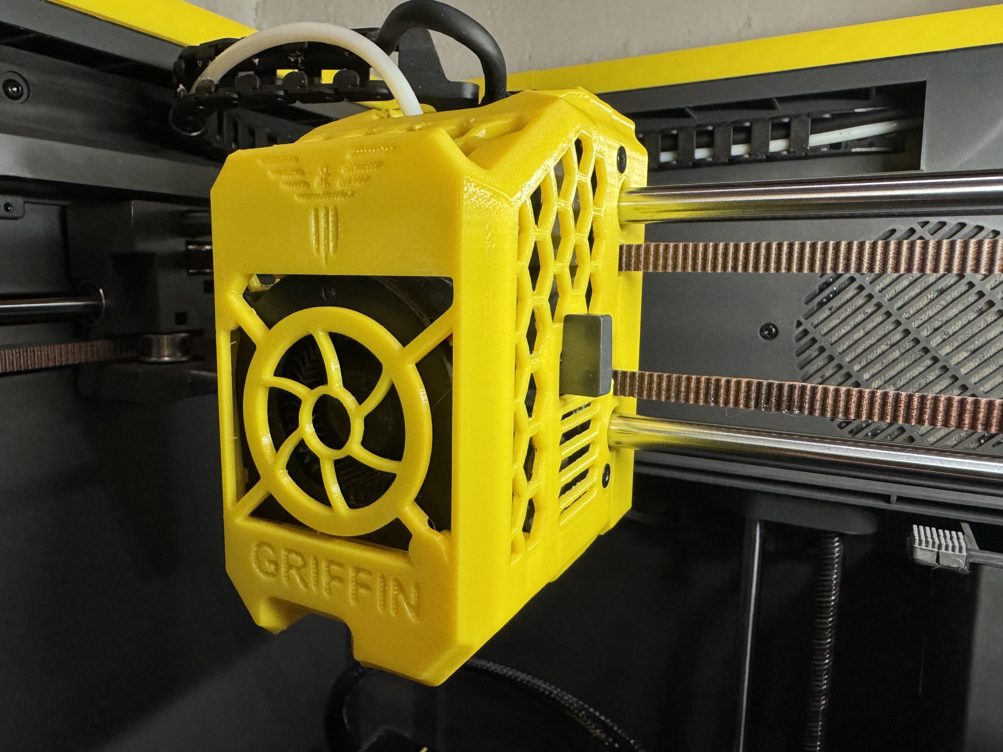 UPDATED Elegoo Centauri Carbon CC Lighter toolhead cover (PETG) 3D model thumbnail