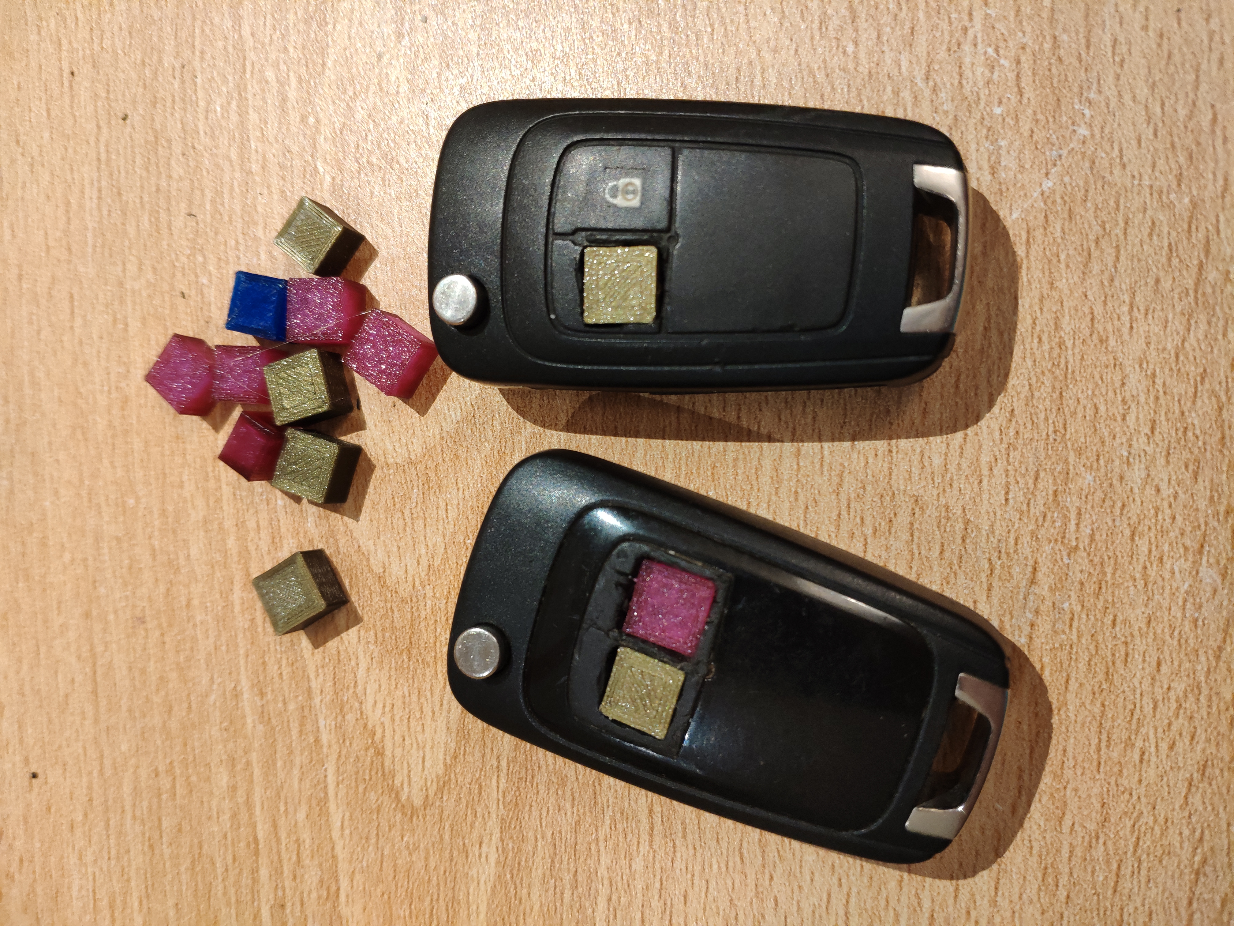 Keyfob button replacement