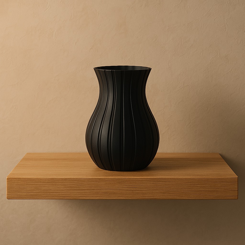 Curved vase