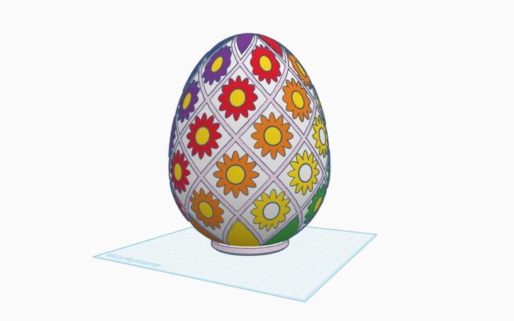 egg flower pot