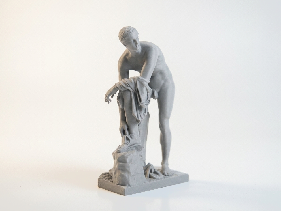 Iron Hermes Classical Sculpture Statue 3D Printable