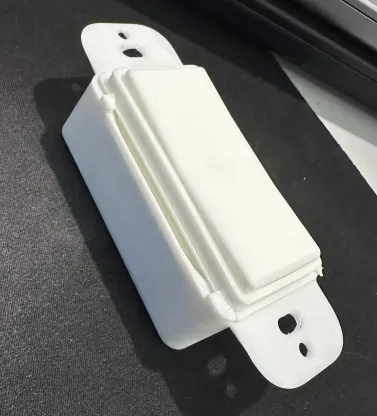 Decora-style switch built from IKEA BILRESA two-button remote (no PCB Disassembly)