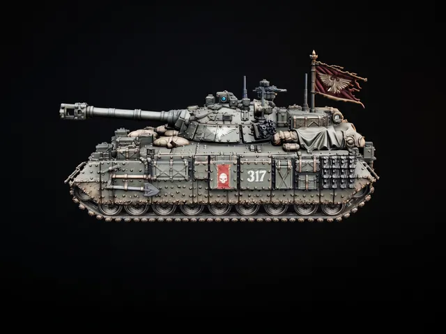 Grimdark Heavy Battle Tank - Free STL 28mm Wargaming Proxy
