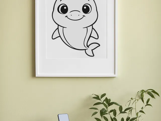 Cute Shark Wall Art