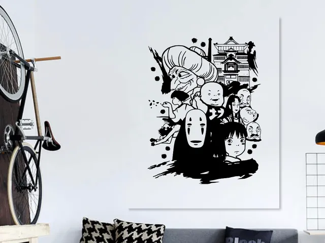 The Enchanted City dual color 2d wall art