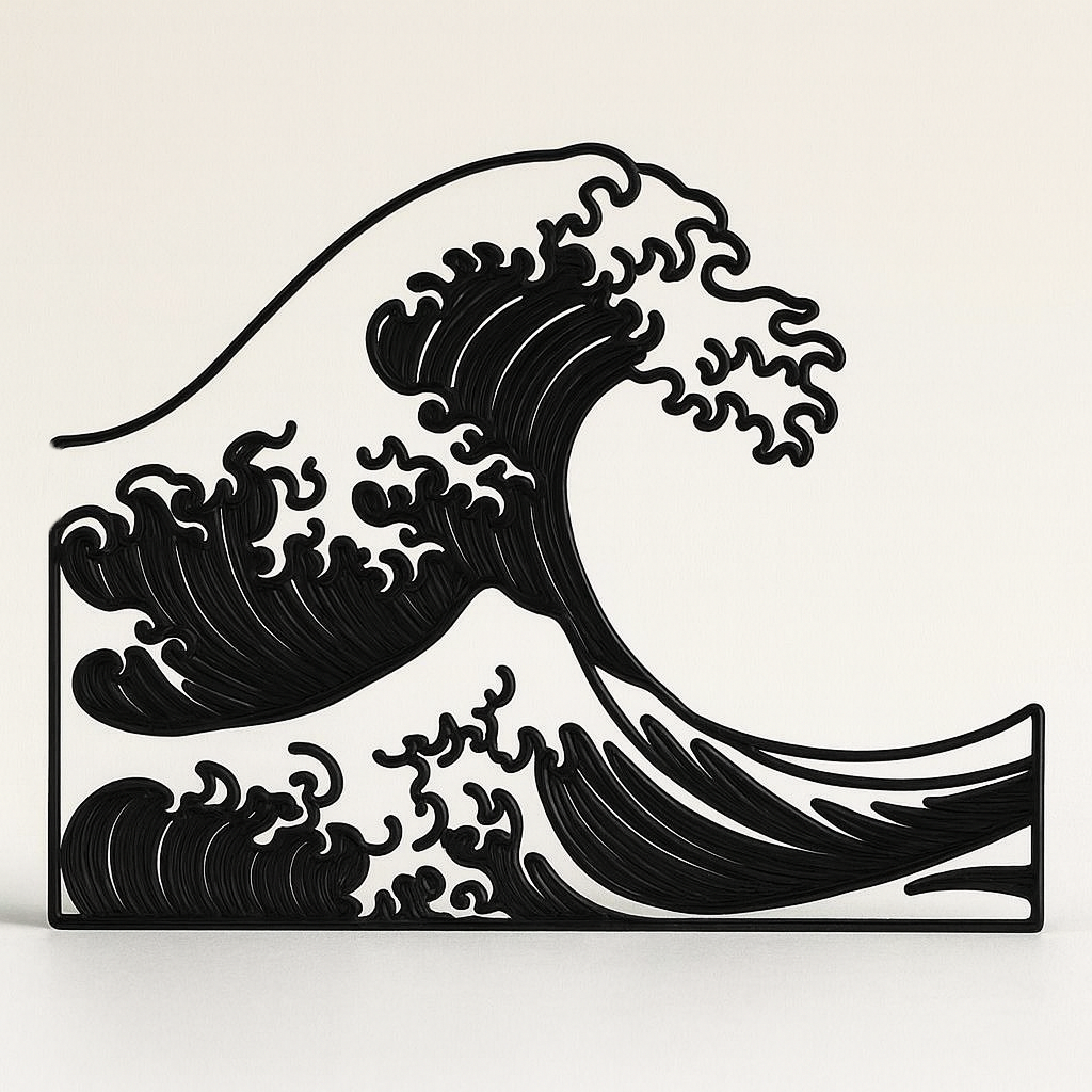 Hokusai Wave Wall Art