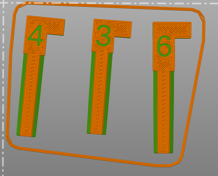 Miniatura 2 do modelo 3D Parametric honeycomb peg